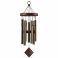 Windspiel 80 cm Metall Holz Braun Bronze Klangdekoration